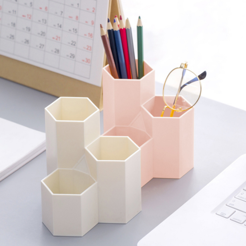 Pen Holder - 3 Slot Desktop Organizer