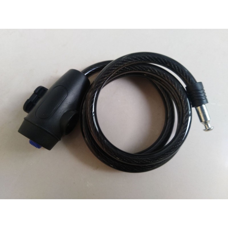 Bike Lock - Cable Coiled Key Secure
