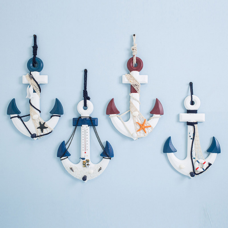 Anchor Decor - Wood Wall Hanging Nautical