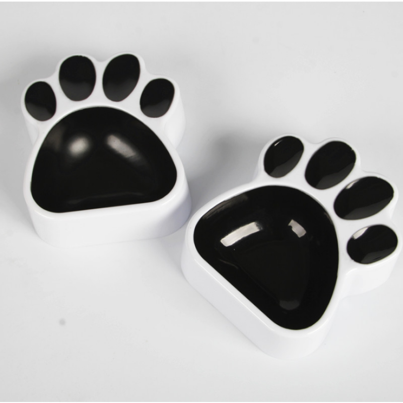 Pet Bowl - Cat Paw Shape Non-slip