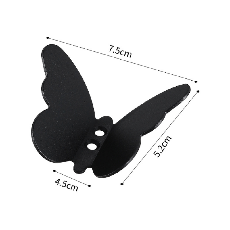 Wall Hook - Butterfly Single Stainless Steel