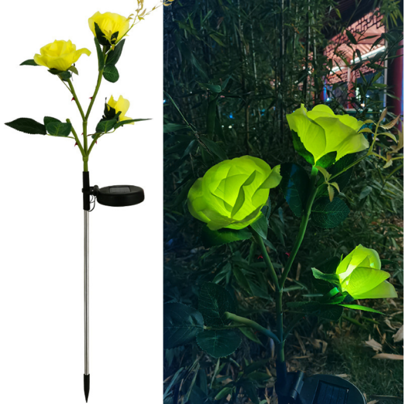 Rose Light - Solar Flower Stake Pathway