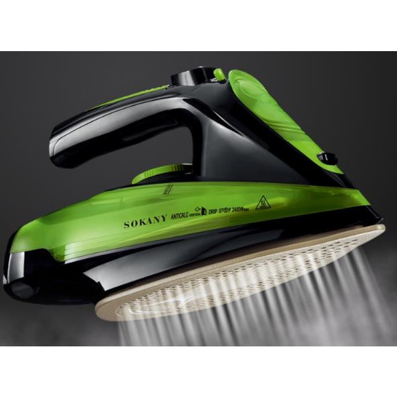 Steam Iron - 2400W Cordless Ceramic Soleplate