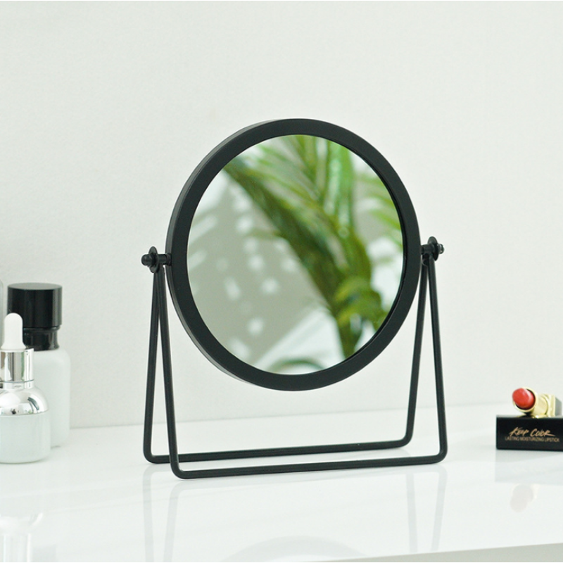 Vanity Mirror - Gold Frame Portable