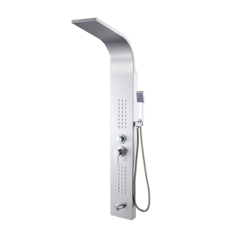 Shower Panel - Stainless Steel Rainfall