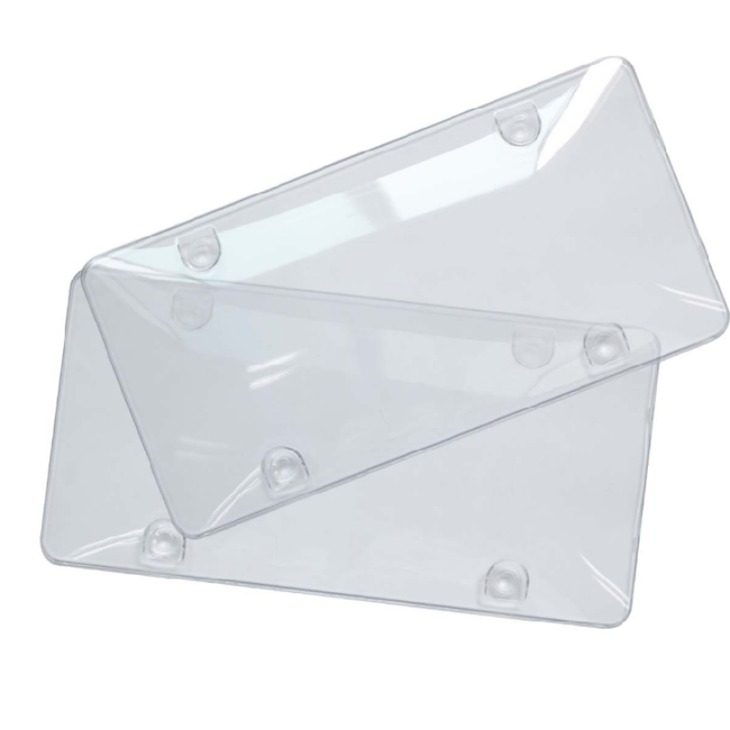 License Cover - Clear Bubble Plate Frame
