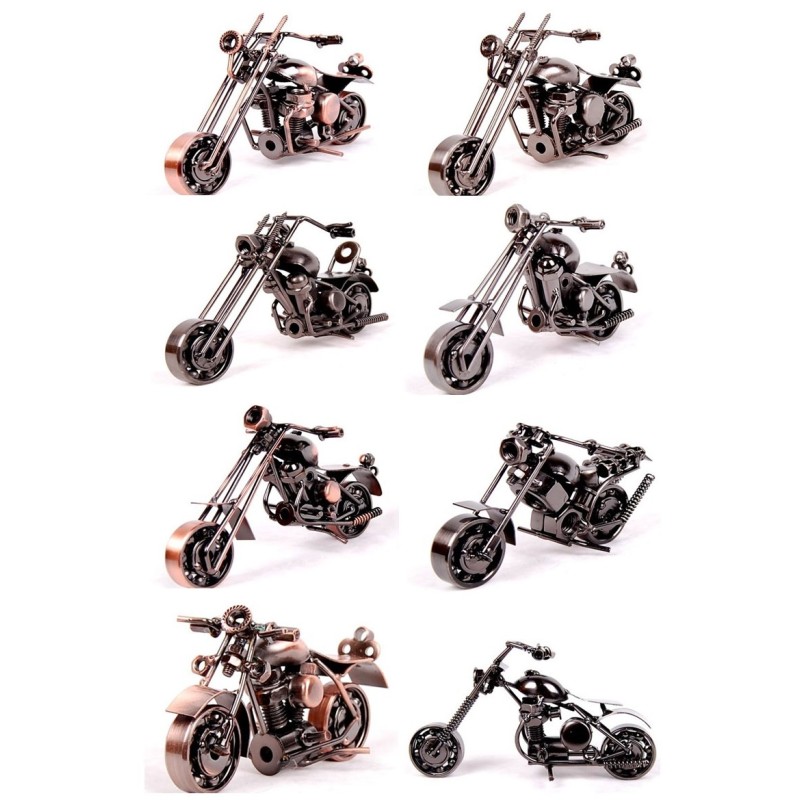 Motorcycle Ornament - Handmade Iron Metal
