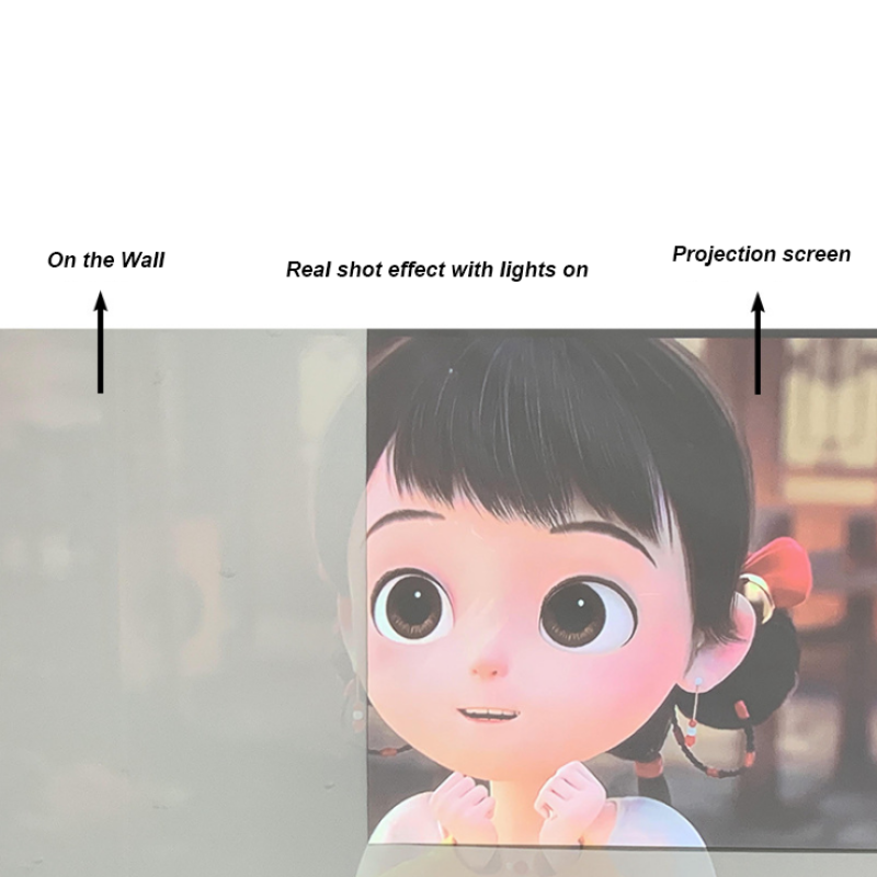 Projector Screen - 120 Inch Portable Anti-light Movie