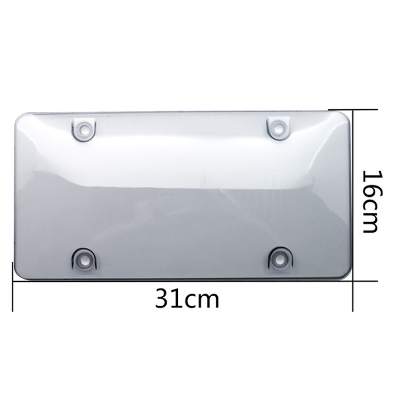 License Cover - Clear Bubble Plate Frame