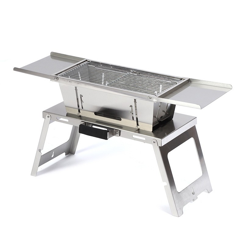 Barbecue Grill - Stainless Steel Folding Camping