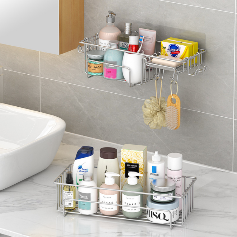 Shower Caddy - 2 Tier Stainless Steel Hook