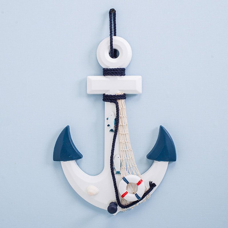 Anchor Decor - Wood Wall Hanging Nautical