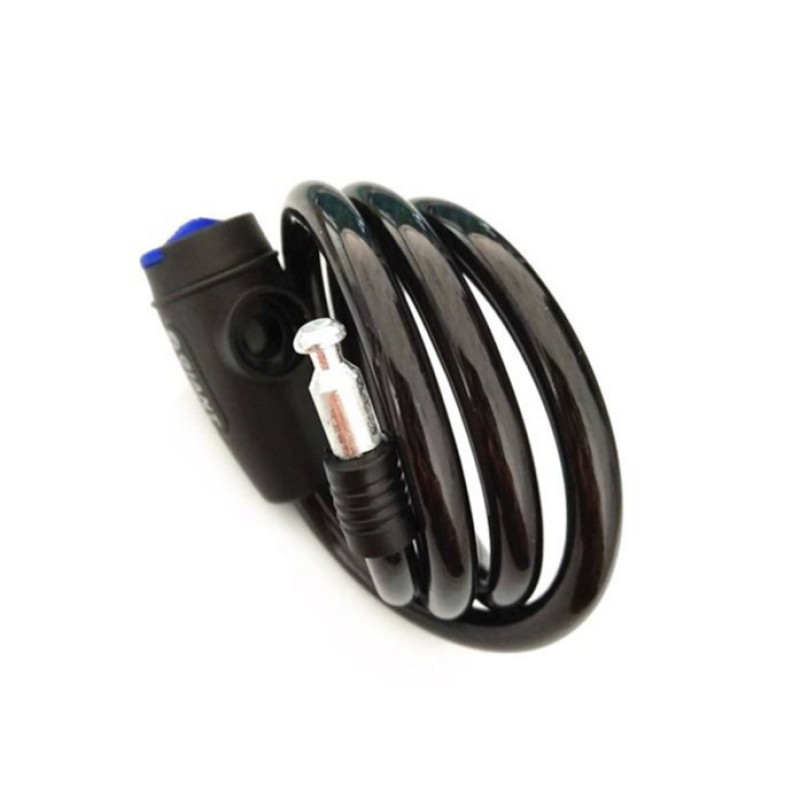 Bike Lock - Cable Coiled Key Secure
