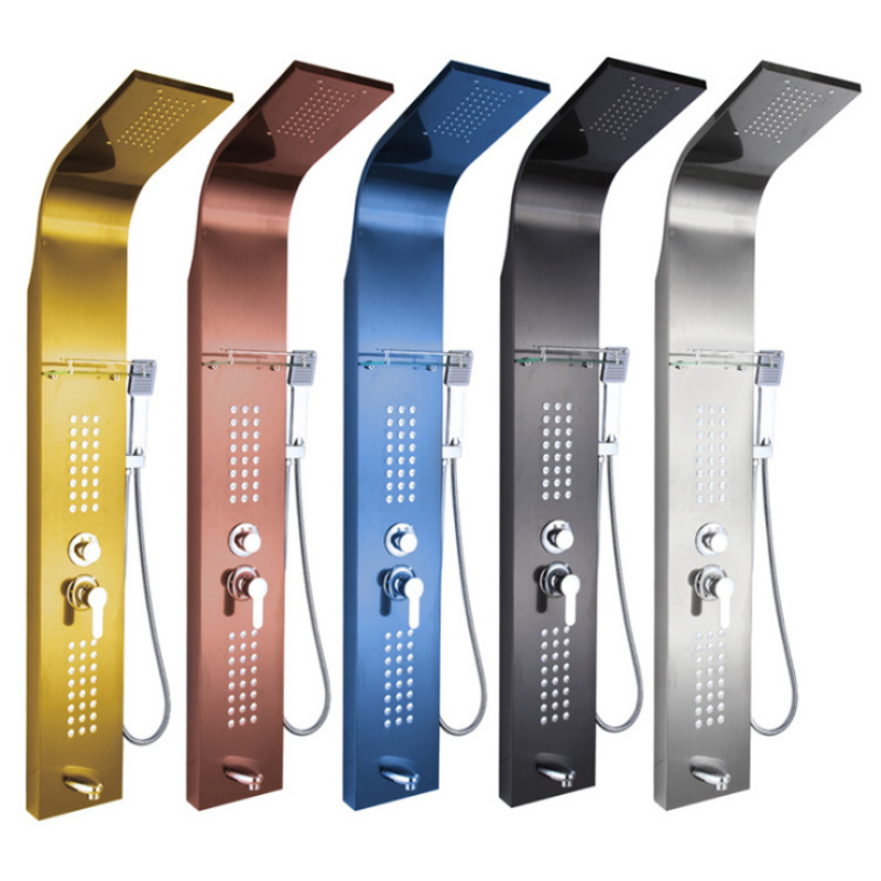 Shower Panel - Stainless Steel Rainfall