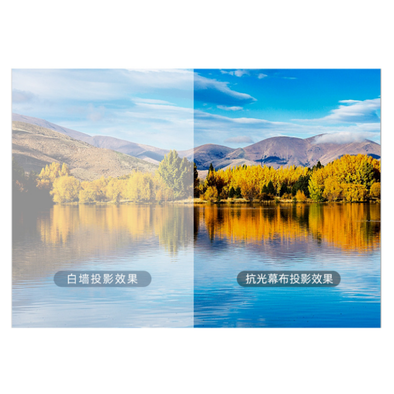 Projector Screen - 120 Inch Portable Anti-light Movie