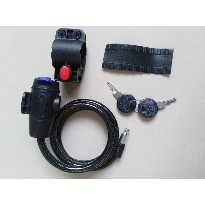 Bike Lock - Cable Coiled Key Secure