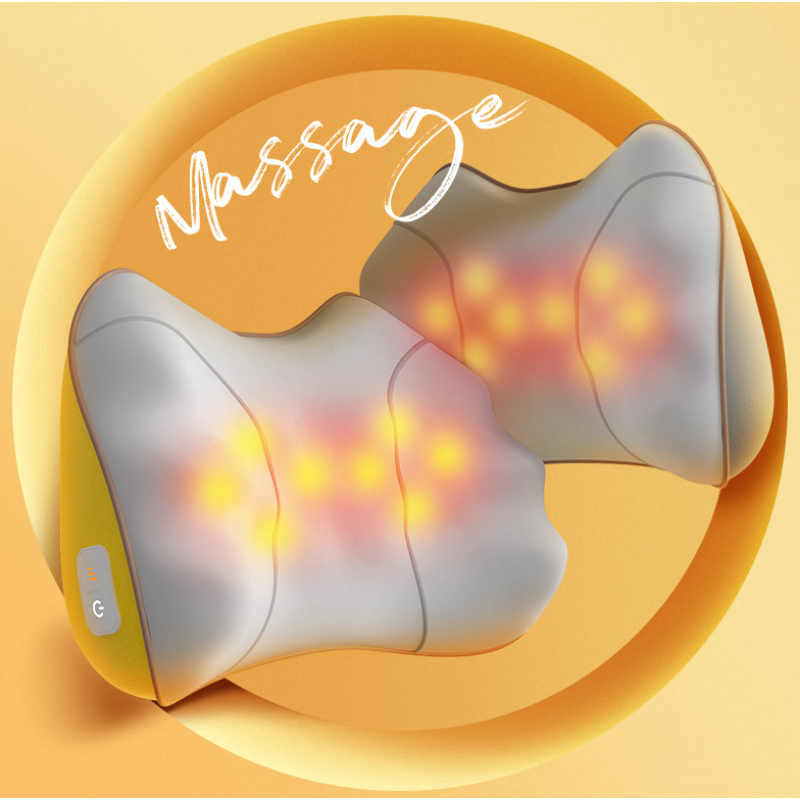 Back Massager - Heating Kneading Pillow