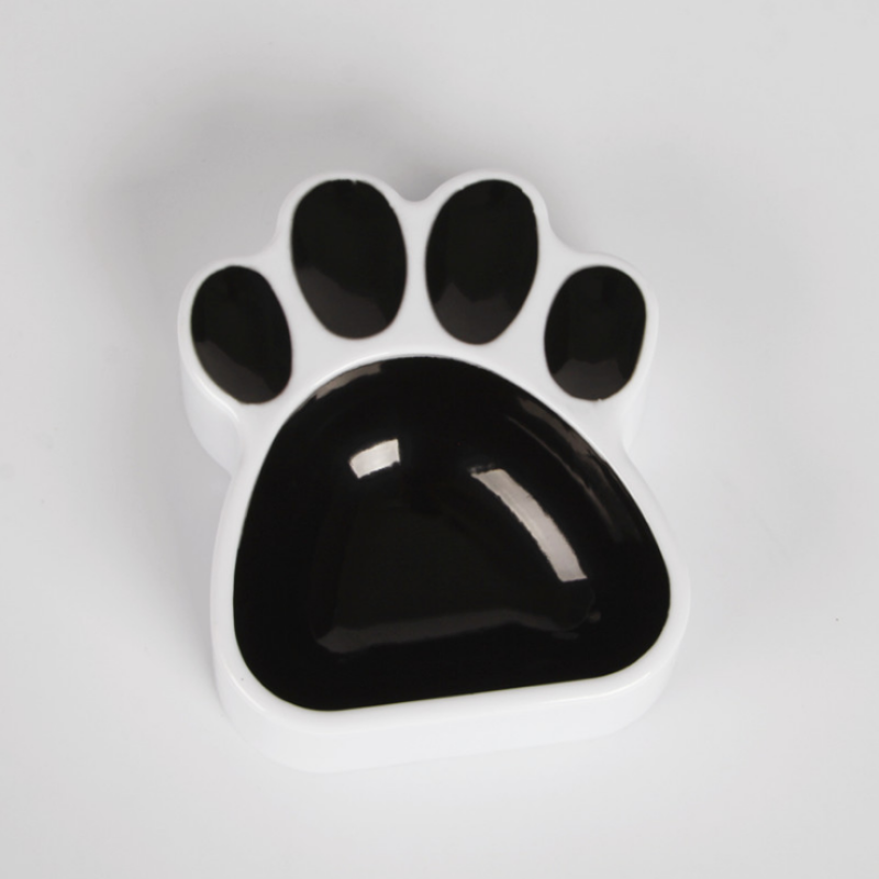 Pet Bowl - Cat Paw Shape Non-slip