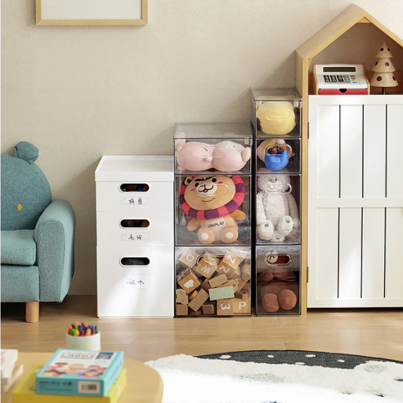 Storage Box - Collapsible Stackable Handle