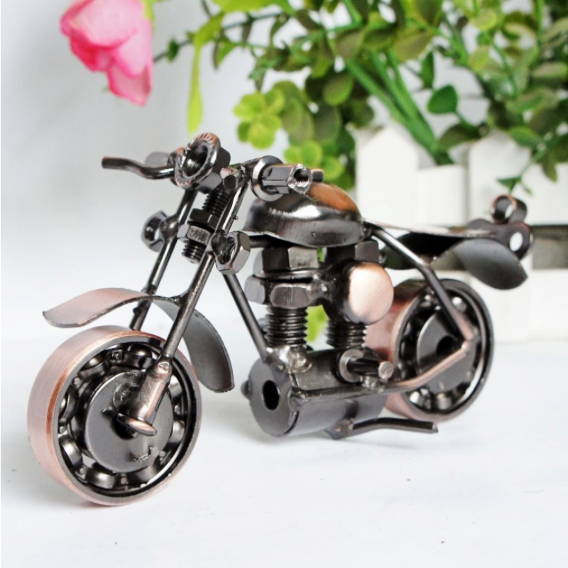 Motorcycle Ornament - Handmade Iron Metal