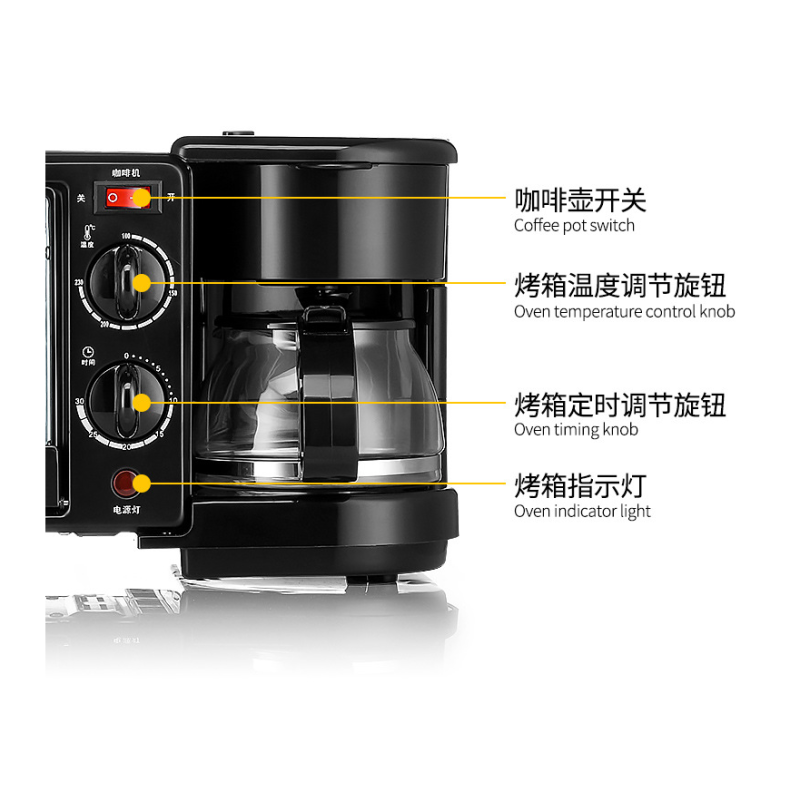 Mini Oven - 3 in 1 Sandwich Toaster