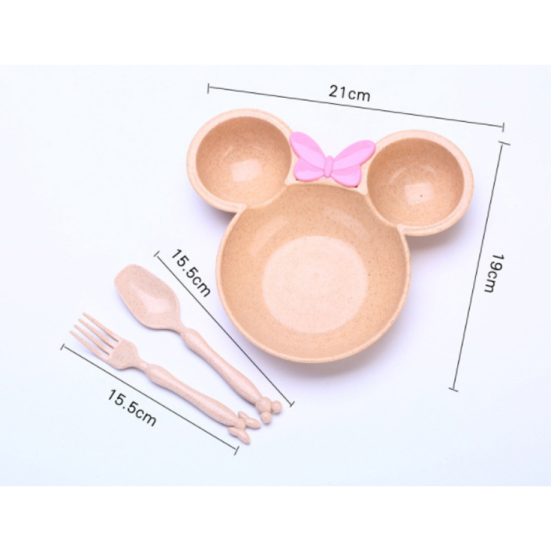 Children Bowl - Wheat Mickey Cartoon Tableware
