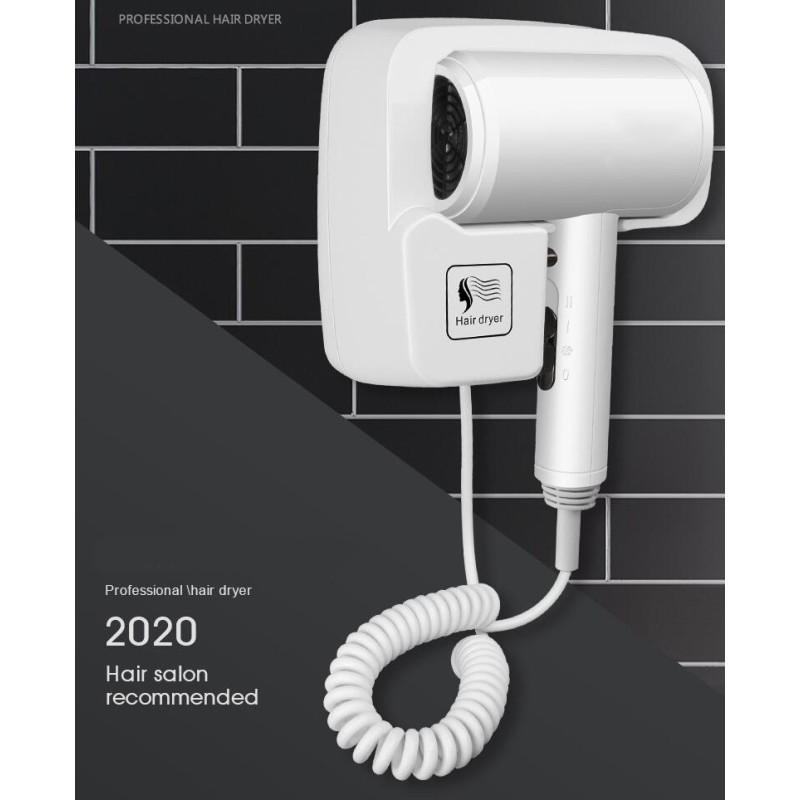 Hair Dryer - Wall Mounted Hotel Grade