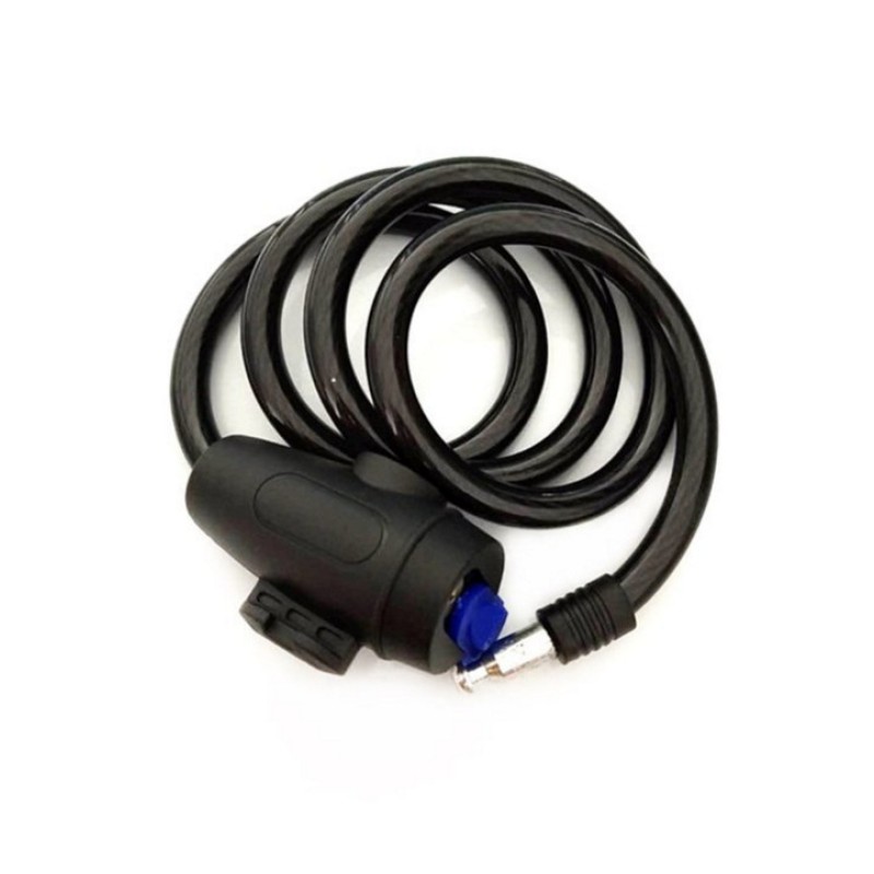 Bike Lock - Cable Coiled Key Secure