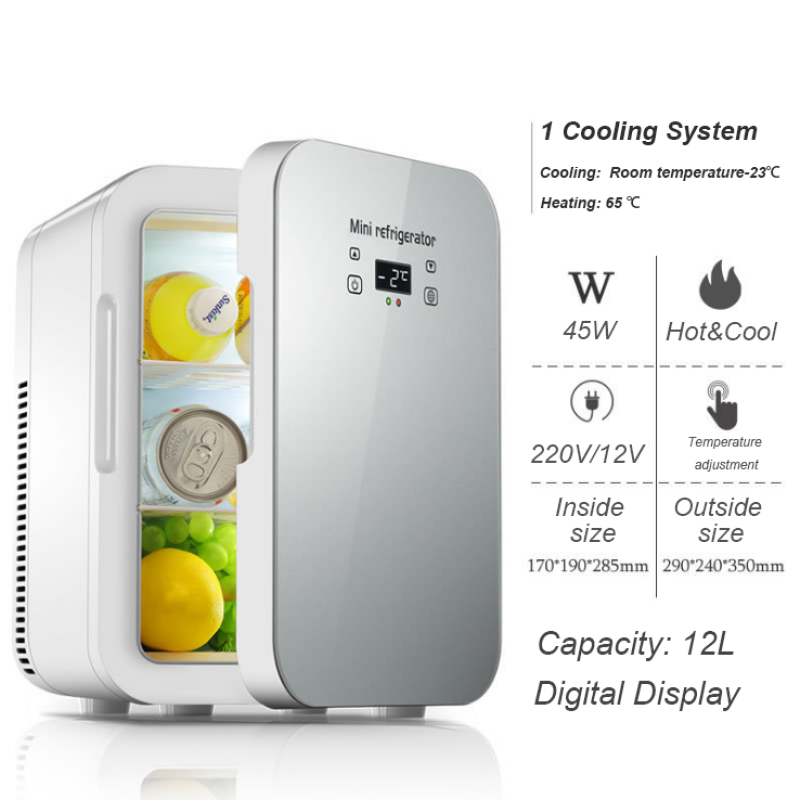 Mini Fridge - 20L Compact Cooler Warmer AC/DC