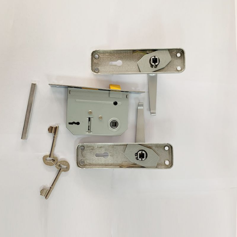 Door Handle Lock - Key Entry Aluminum