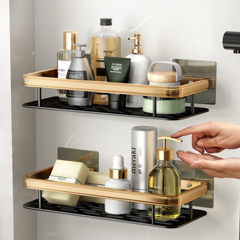 Bathroom Basket - Aluminum Storage Organizer