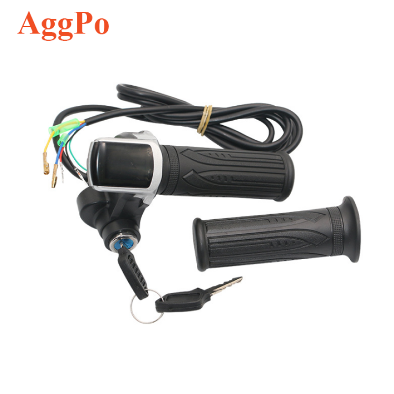 E-bike Throttle - Twist Grip LCD Display
