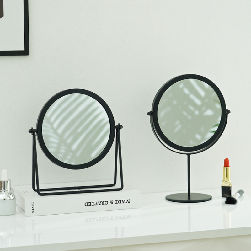 Vanity Mirror - Gold Frame Portable