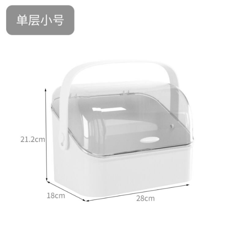Makeup Organizer - 3 Tier Plastic Cosmetic Box