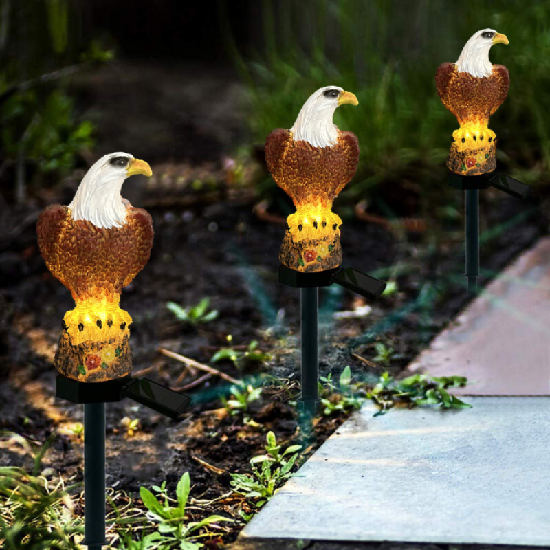 Solar Light - Eagle Figurine Garden Stake