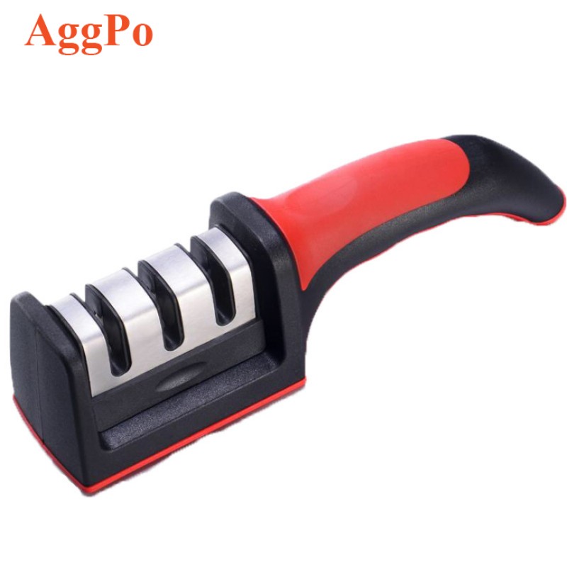 Knife Sharpener - 3-Stage Non-Slip Base Tool