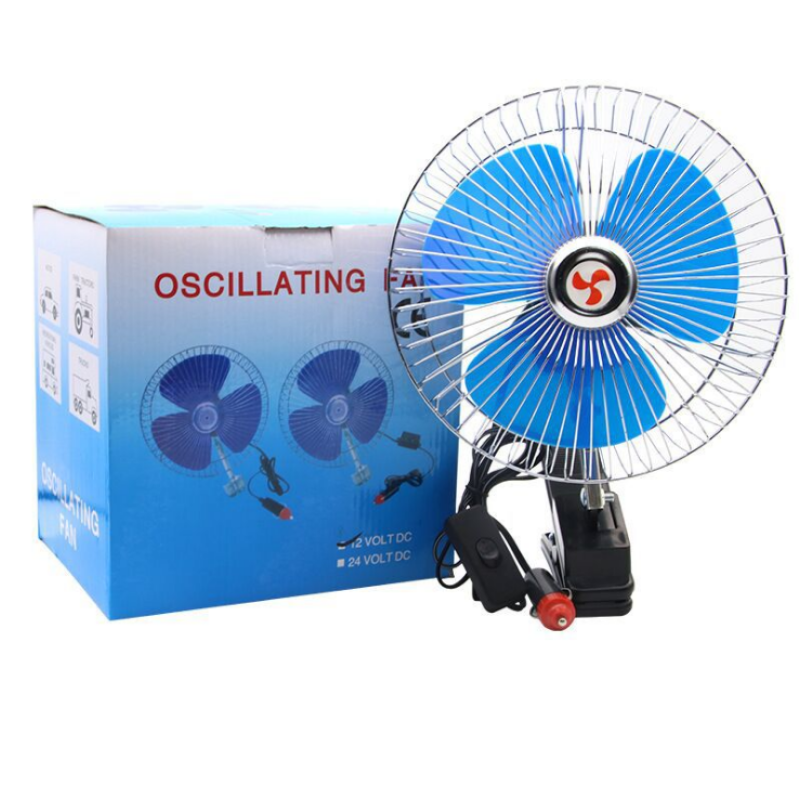 Car Fan - 12V Ceiling Rotatable Clip
