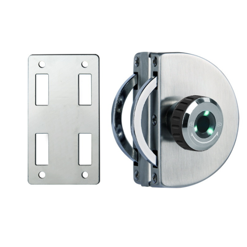 Fingerprint Lock - Glass Door Stainless