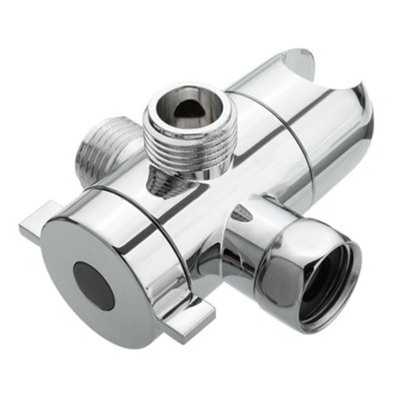 Shower Diverter - 3-Way T-valve ABS Plastic