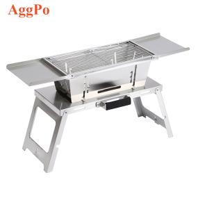 Barbecue Grill - Stainless Steel Folding Camping