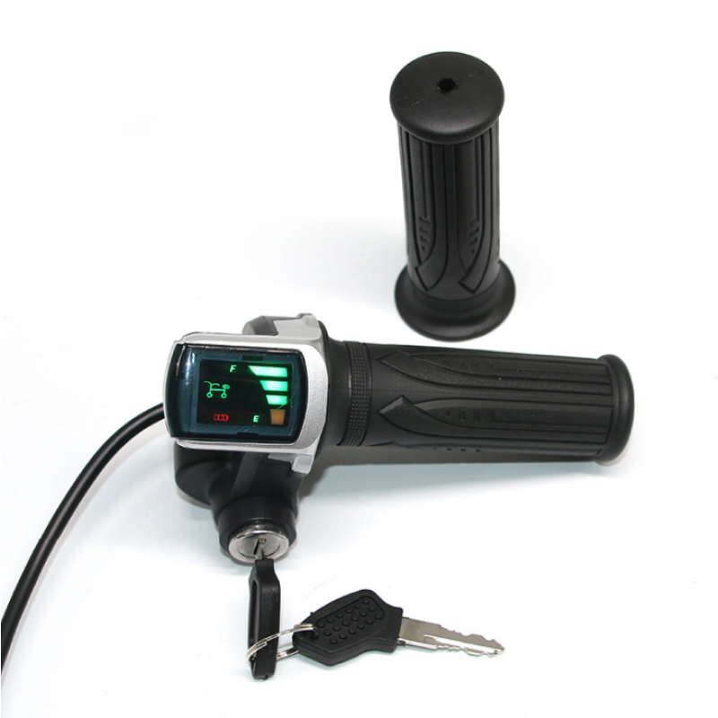 E-bike Throttle - Twist Grip LCD Display