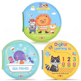 Bath Crinkle Book - Waterproof Cloth Books
