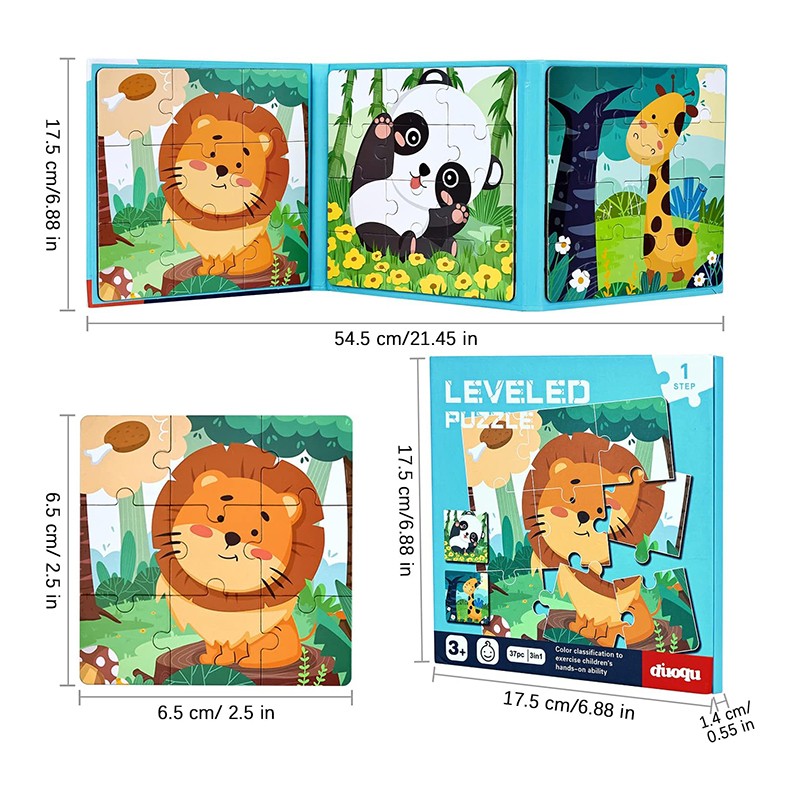 Magnetic Puzzle - Traffic Animal Jigsaw