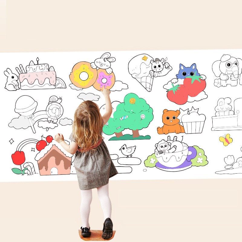 Drawing Scroll - Creative Graffiti Wallpaper