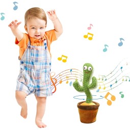 Swinging Cactus Toy - Singing Dancing Plush