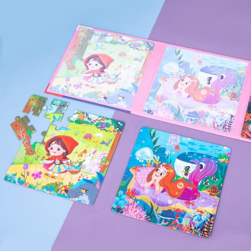 Magnetic Puzzle Book - 3-in-1 Montessori DIY