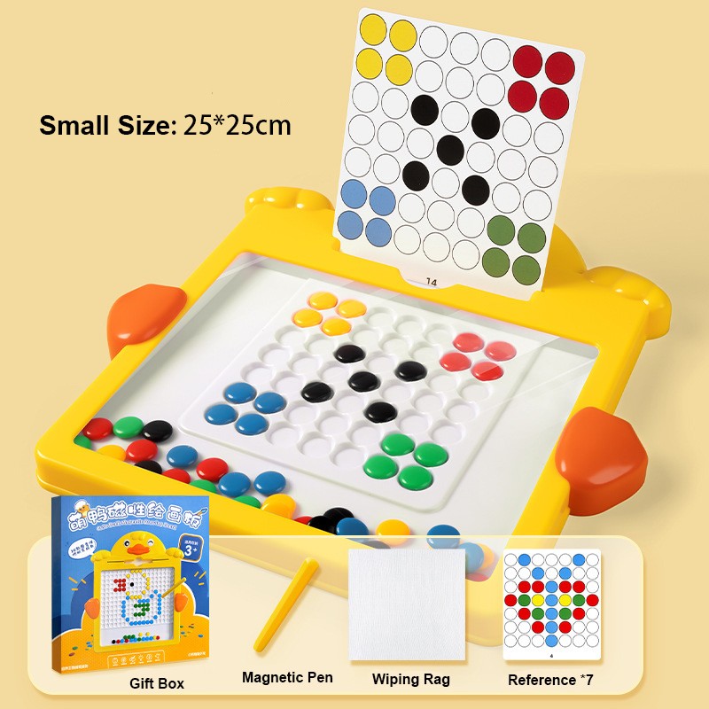 Magnetic Drawing Board - Plastic Bead Puzzle