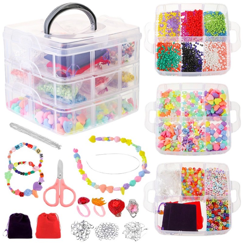 Bracelet Making Kit - DIY Beaded Jewelry Toy