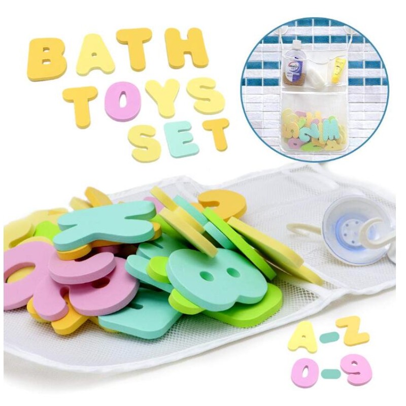 Eva Foam Stickers - Cartoon Bath Toy Alphabet