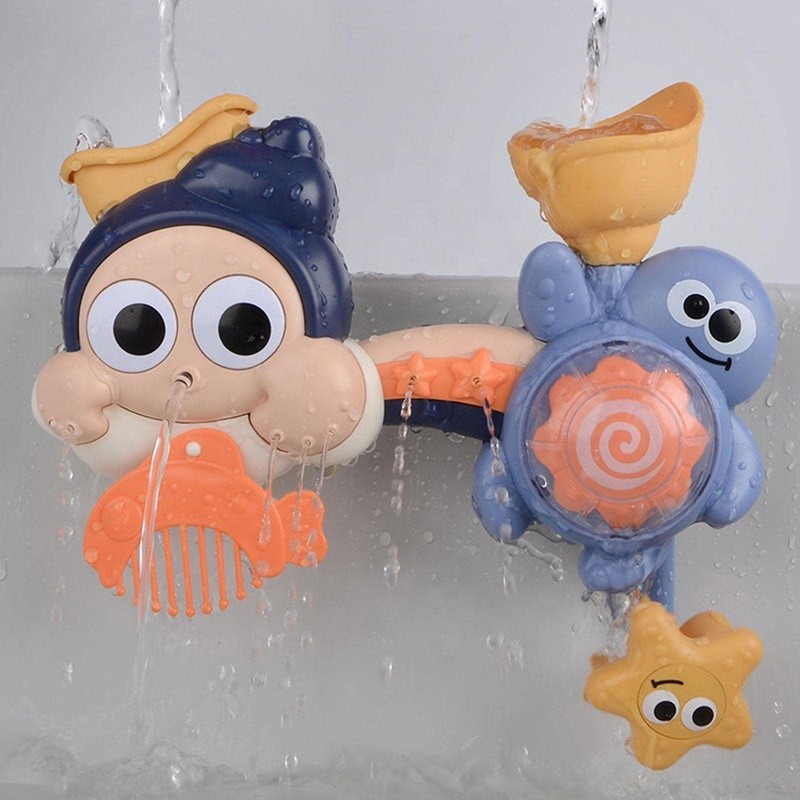 Water Track Toy - DIY Spin Slide Bath Pipes